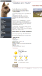 Mobile Screenshot of alpakas-am-teuto.de