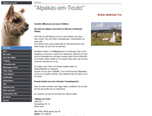 Tablet Screenshot of alpakas-am-teuto.de